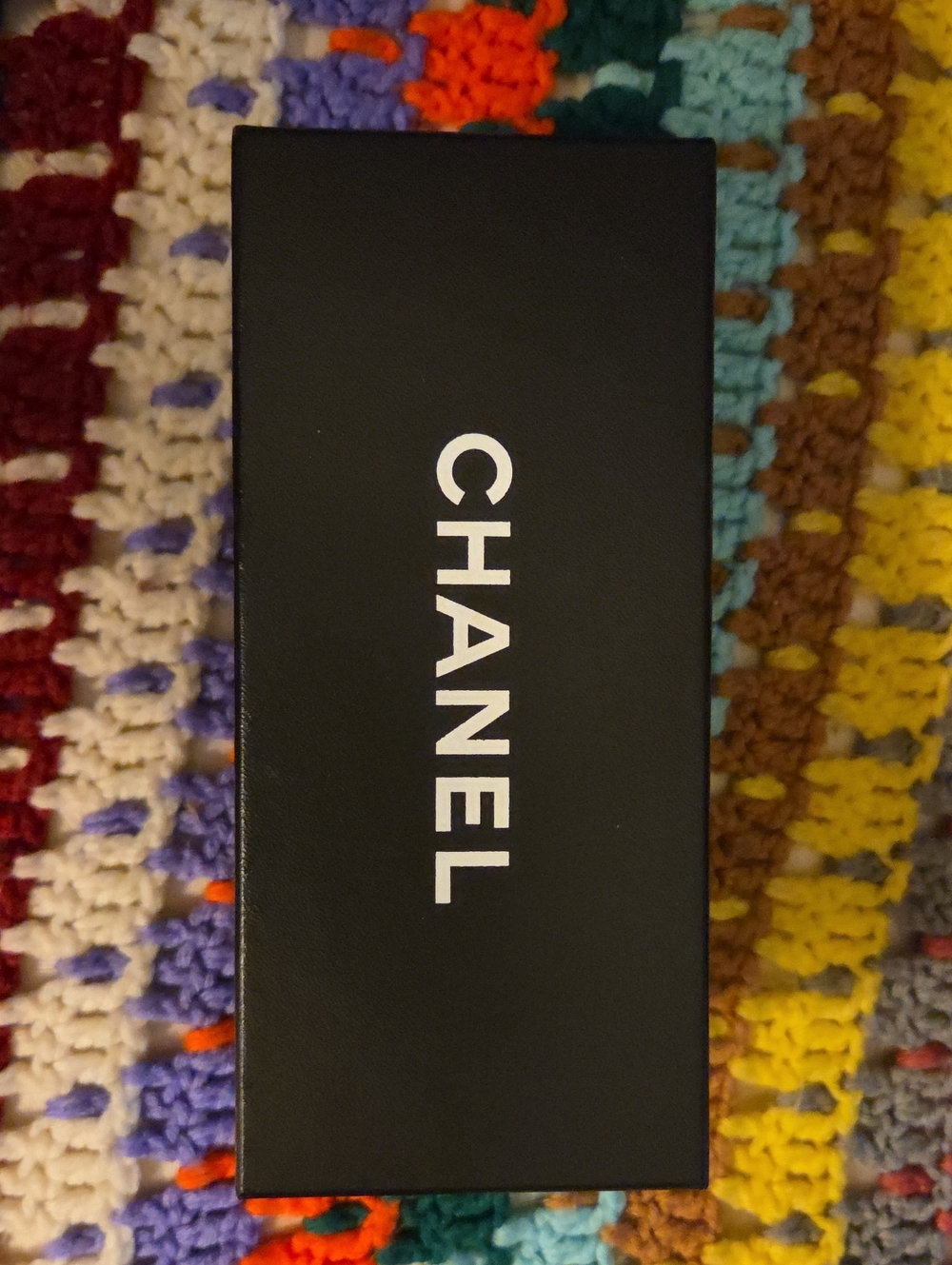 Chanel Rigid Cardboard Presentation Box For Eyewear Storage. Empty.